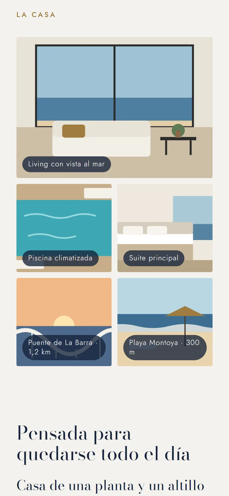 Galería y comodidades